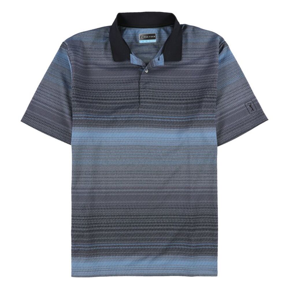 PGA Tour Mens Multi Tone Polo Shirt, NWT